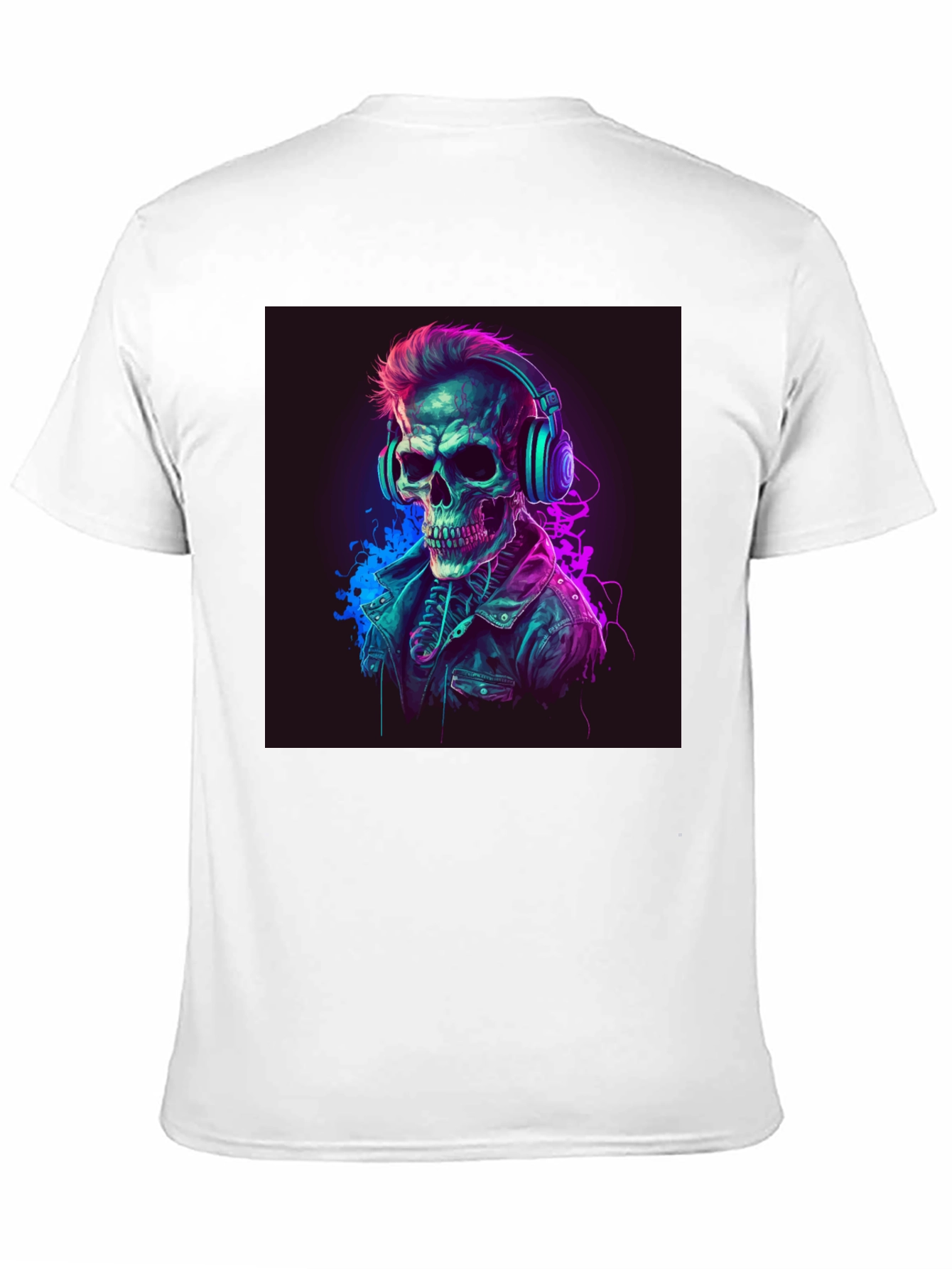 Skull DJ Graphic Tee - Cool Edgy Design