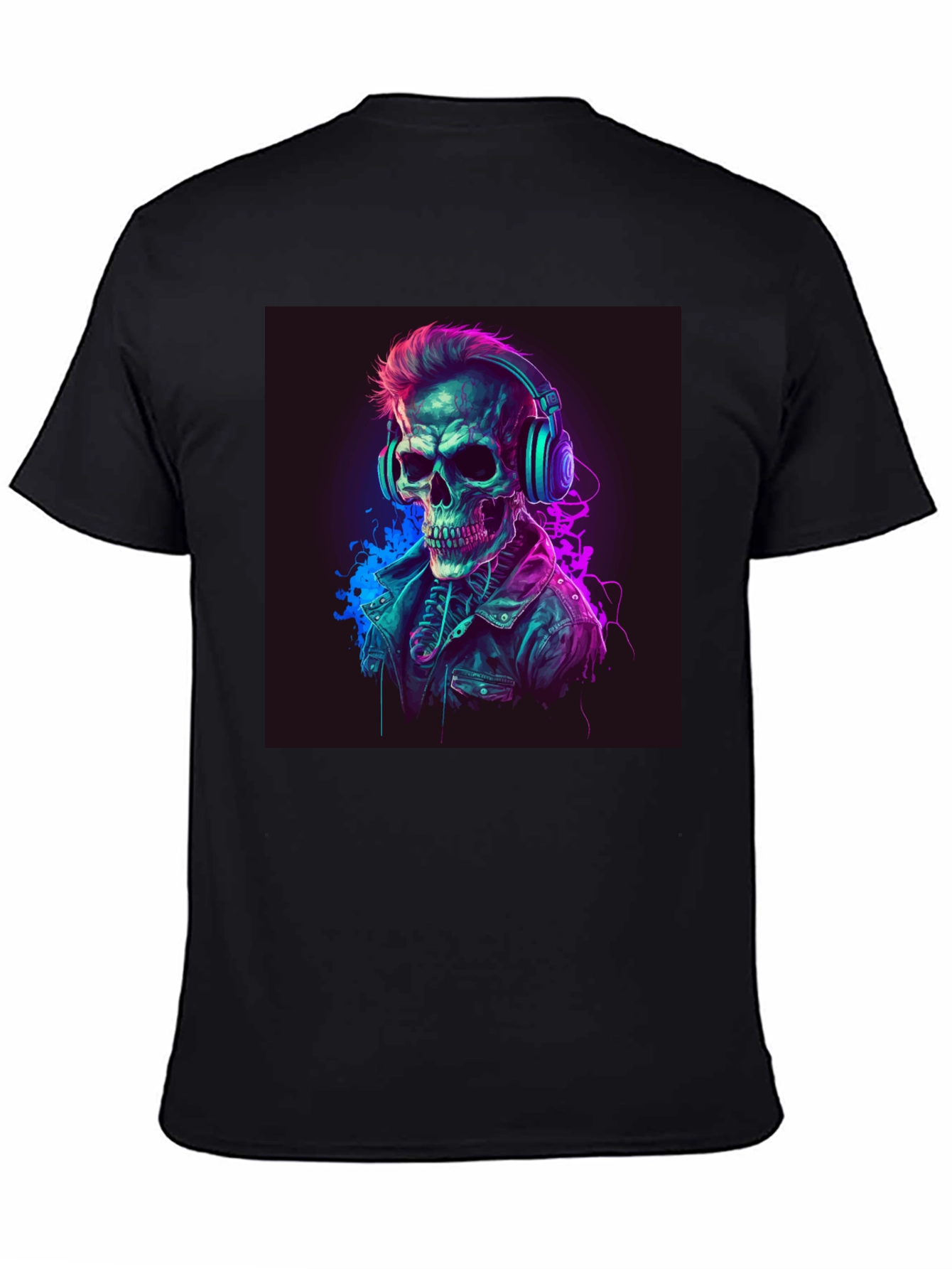 Skull DJ Graphic Tee - Cool Edgy Design