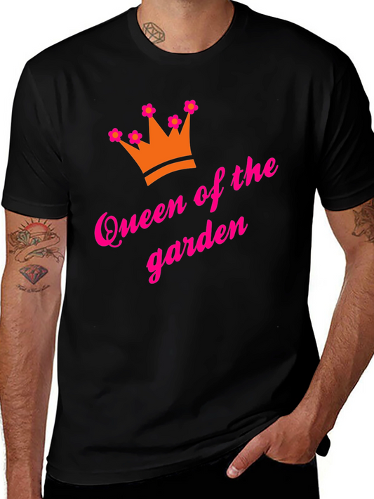 Queen of the Garden Graphic Tee - Black