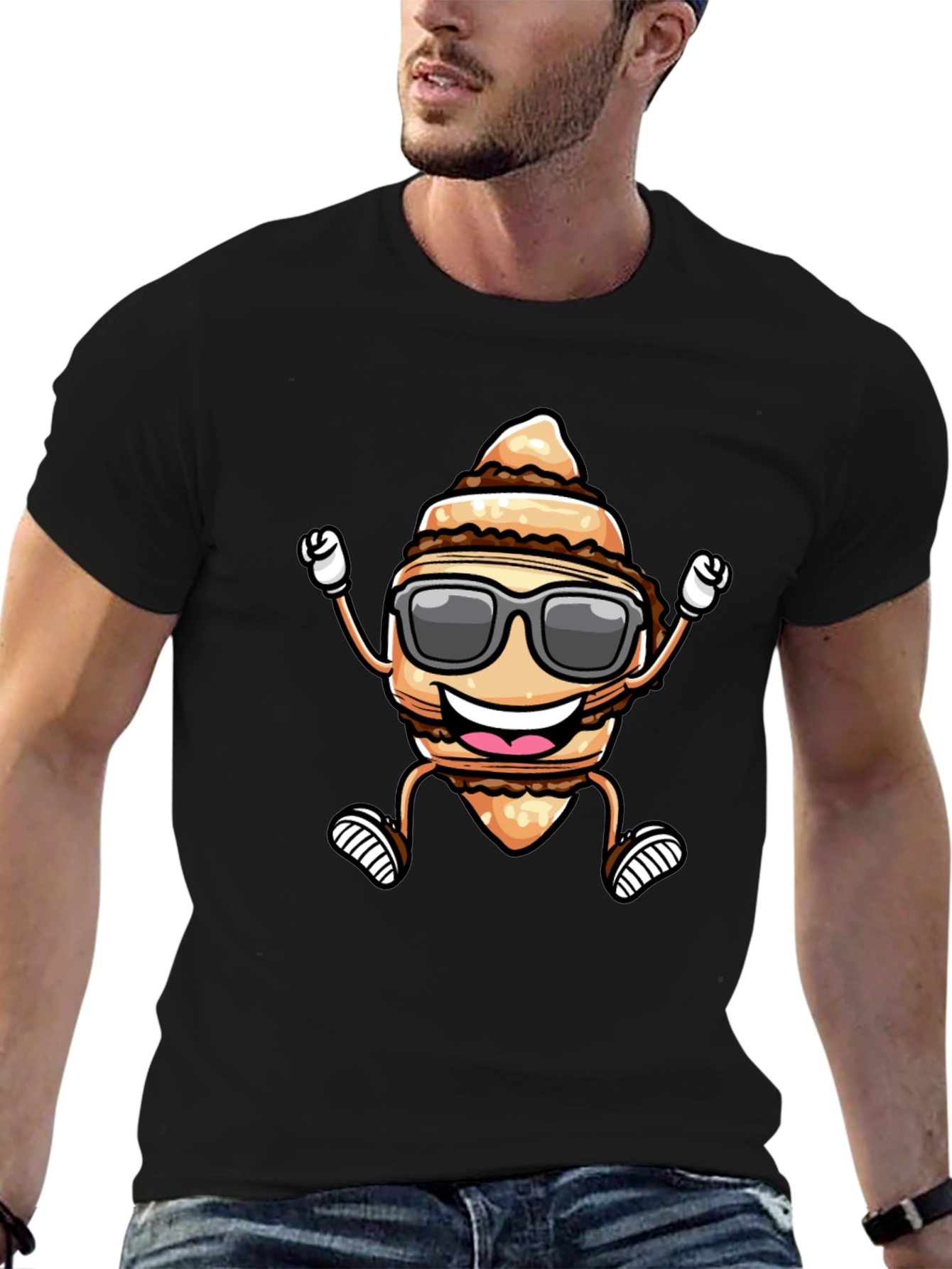 Cool Cartoon Ice Cream T-Shirt