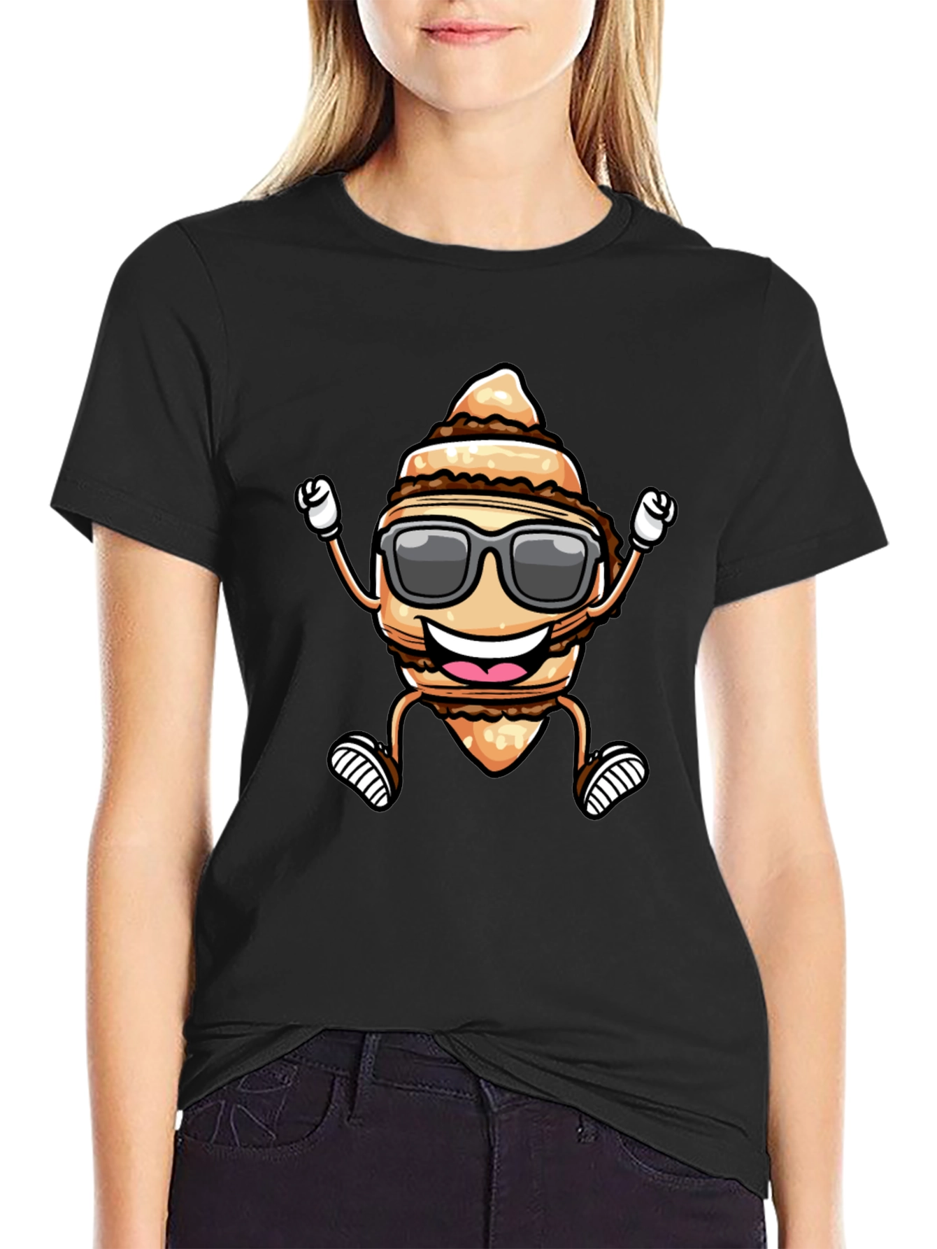 Cool Cartoon Ice Cream T-Shirt