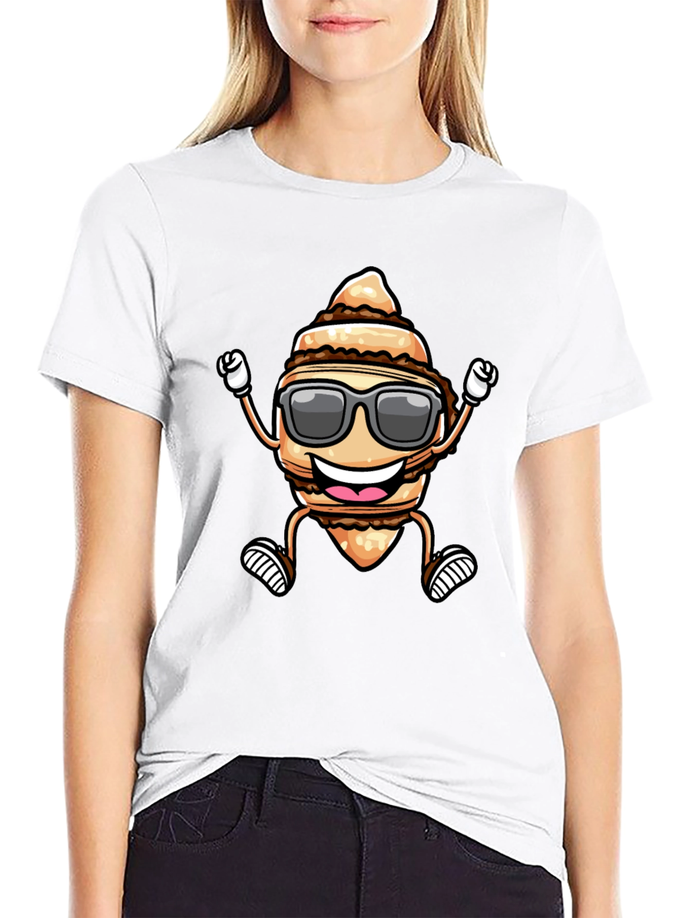 Cool Cartoon Ice Cream T-Shirt