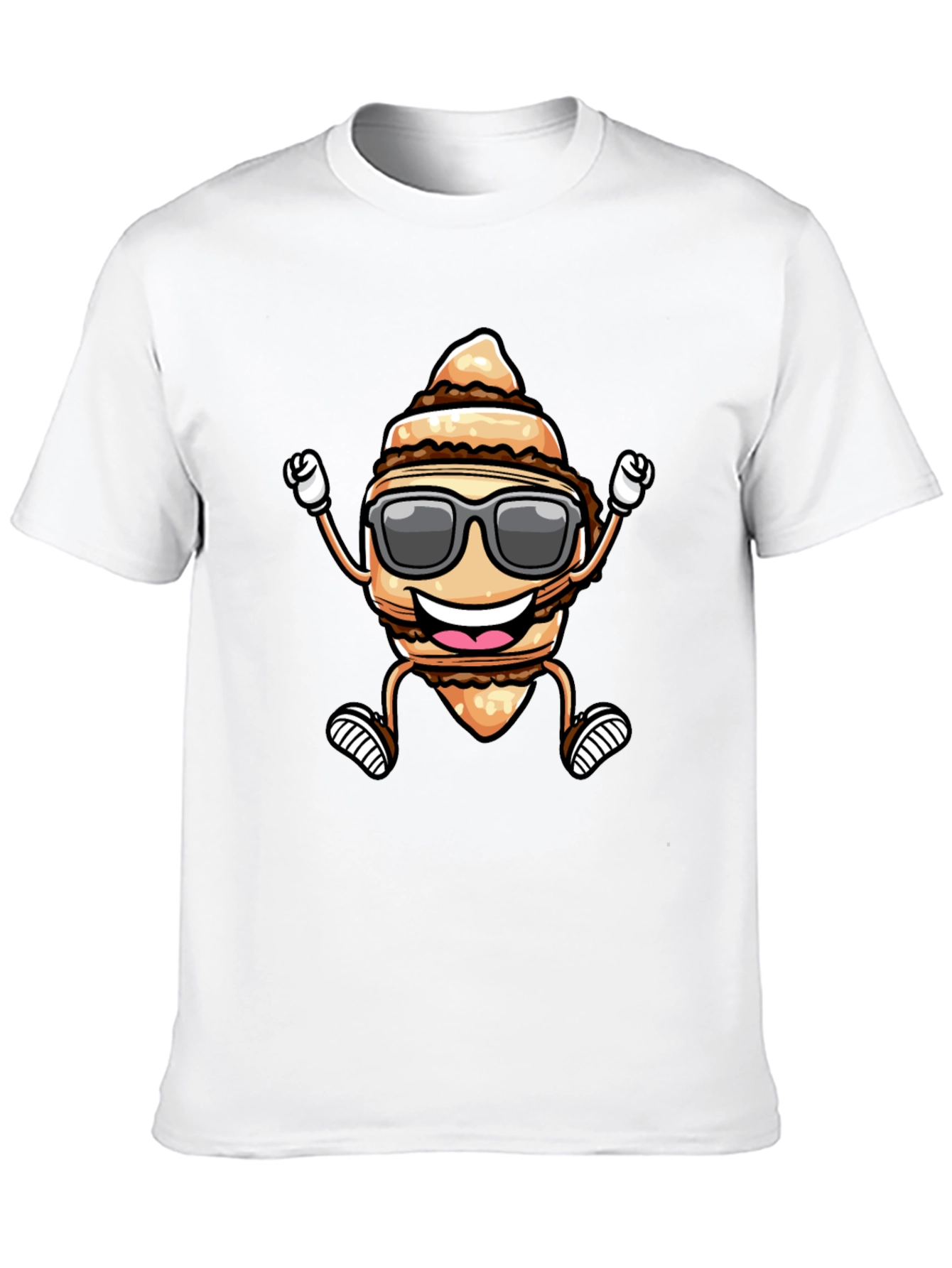 Cool Cartoon Ice Cream T-Shirt