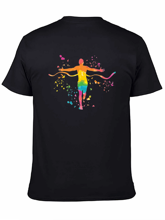 Rainbow Runner Graphic Tee