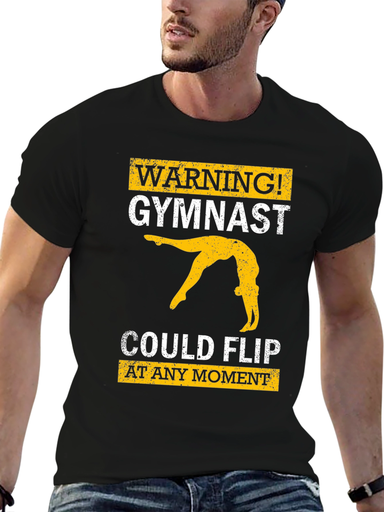 Warning! Gymnast Could Flip T-Shirt