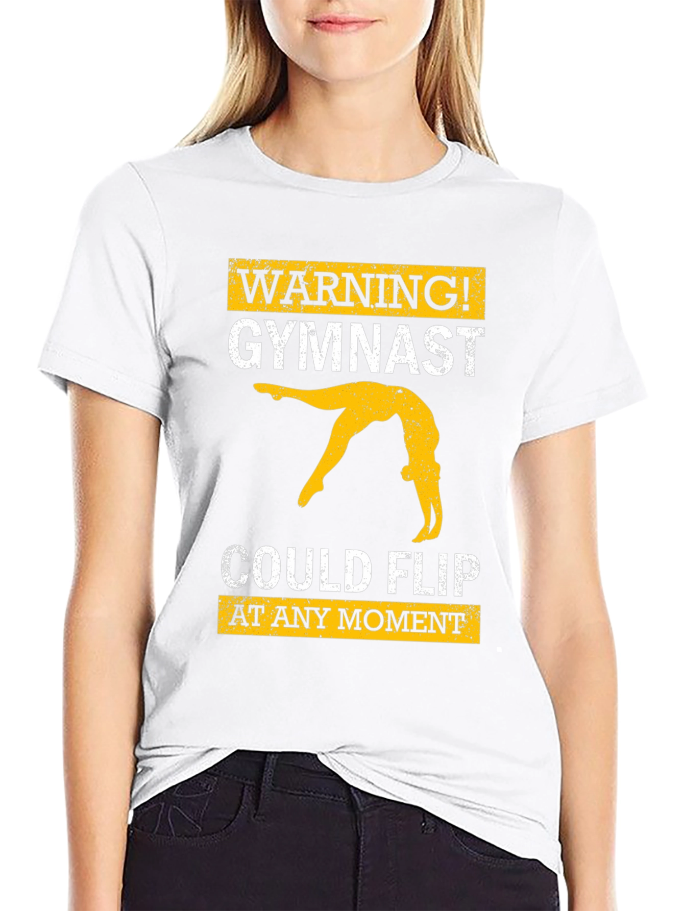 Warning! Gymnast Could Flip T-Shirt