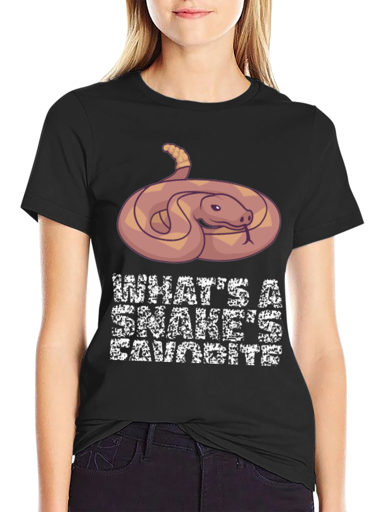 Snake Lover Tee - Whats a Snakes Favorite?