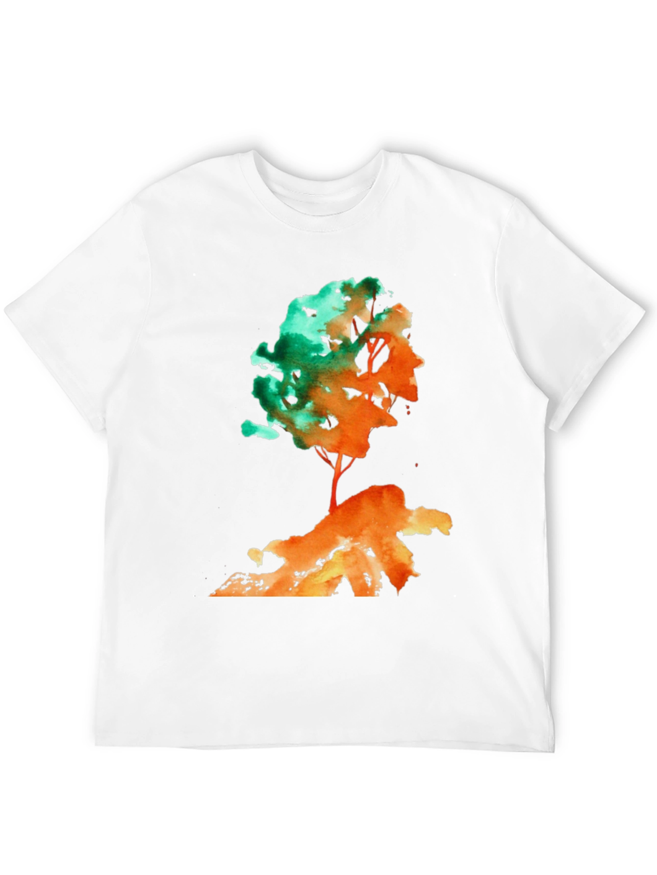 Watercolor Tree Graphic T-Shirt