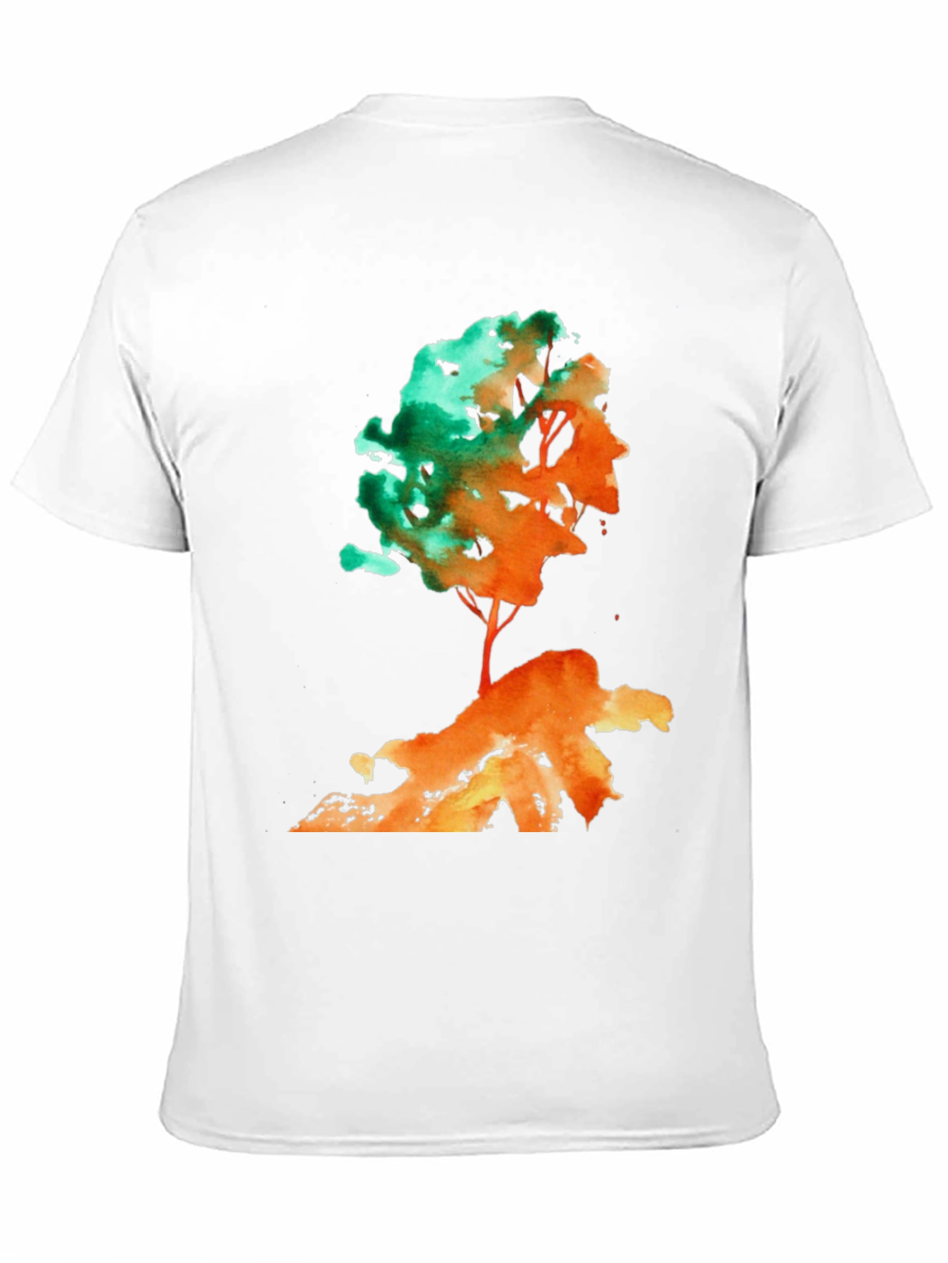 Watercolor Tree Graphic T-Shirt
