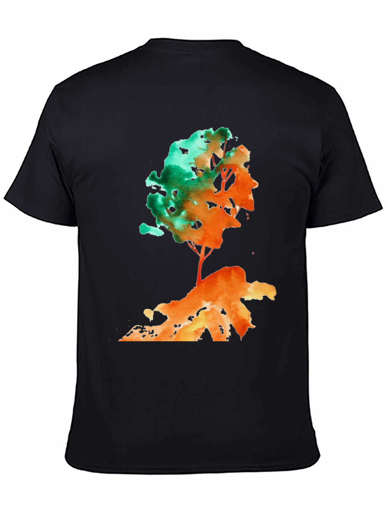 Watercolor Tree Graphic T-Shirt