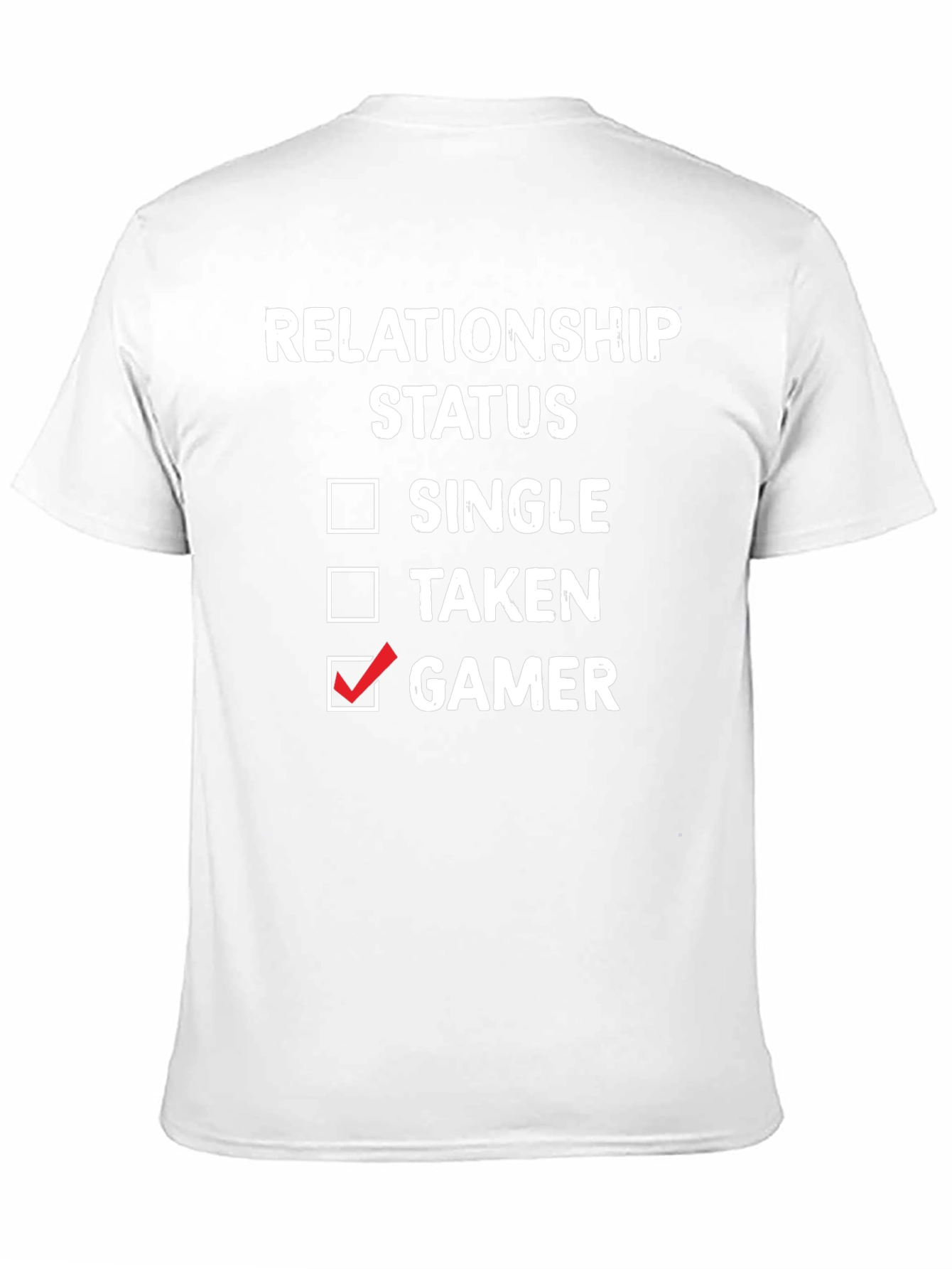 Gamer Relationship Status T-Shirt - Single Taken Gamer Tee