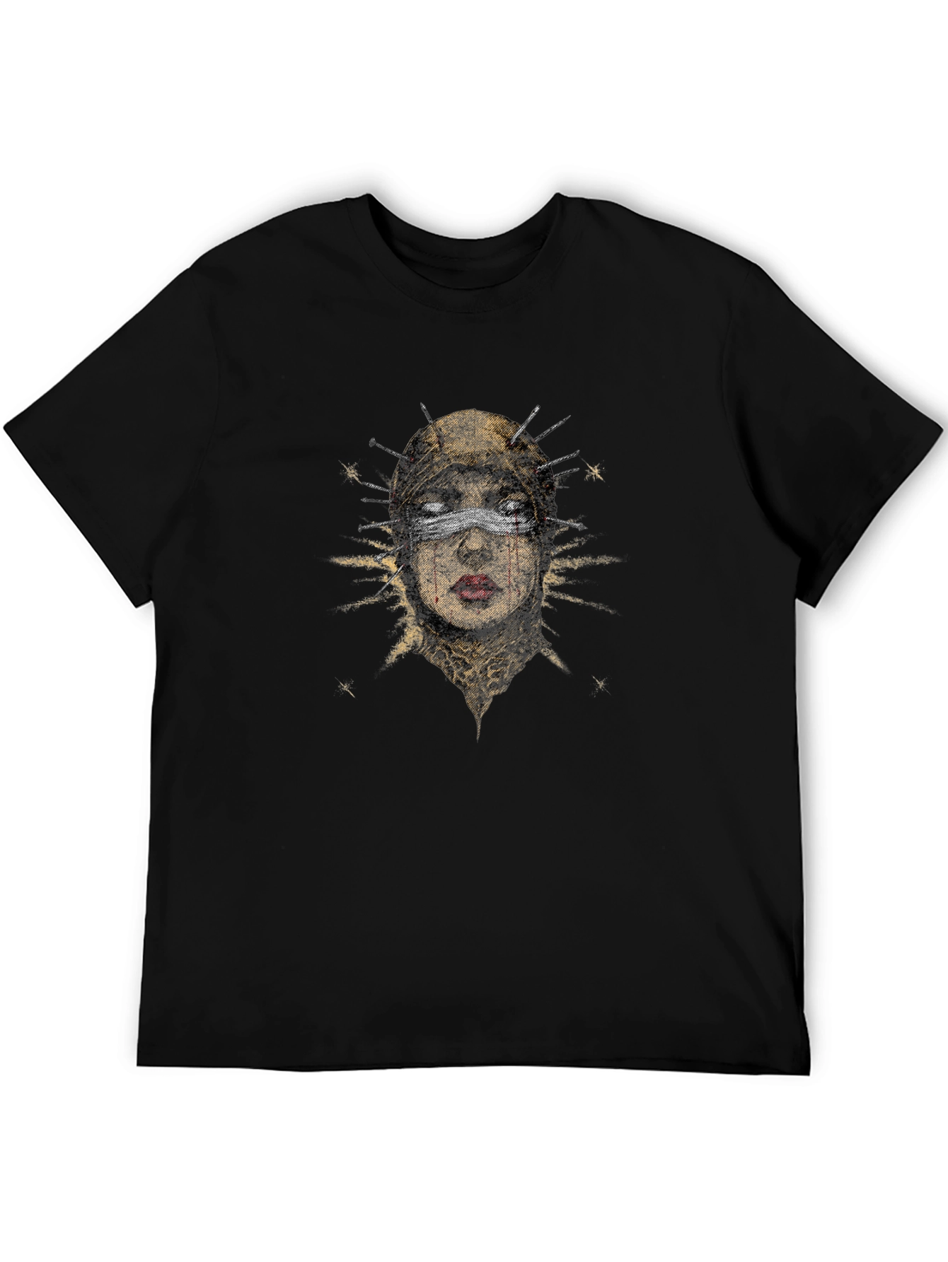 Mystic Portrait Graphic Tee - Unique Design