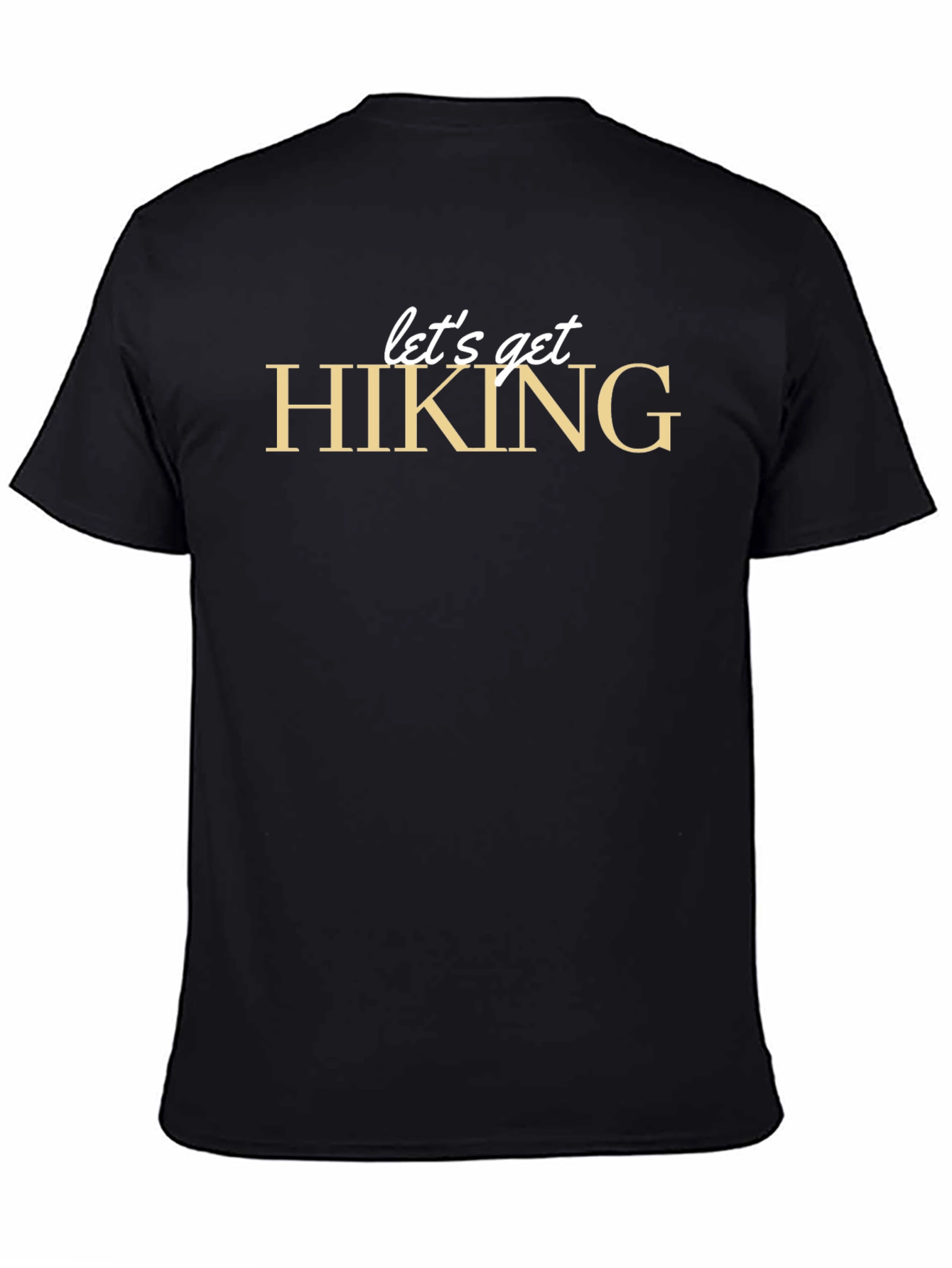 Lets Get Hiking Graphic Tee - Black