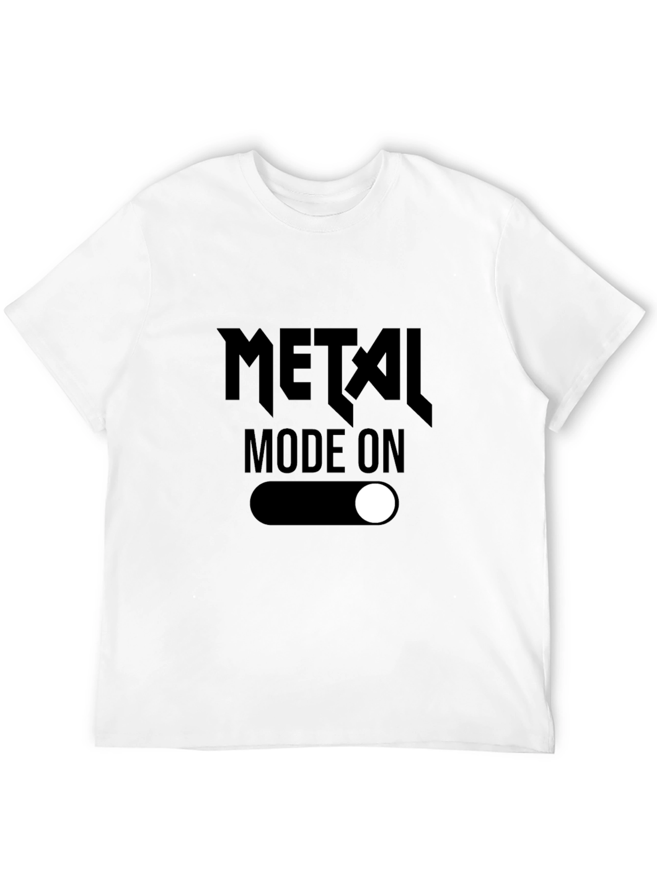 Metal Mode On Graphic Tee - Rock Music Shirt