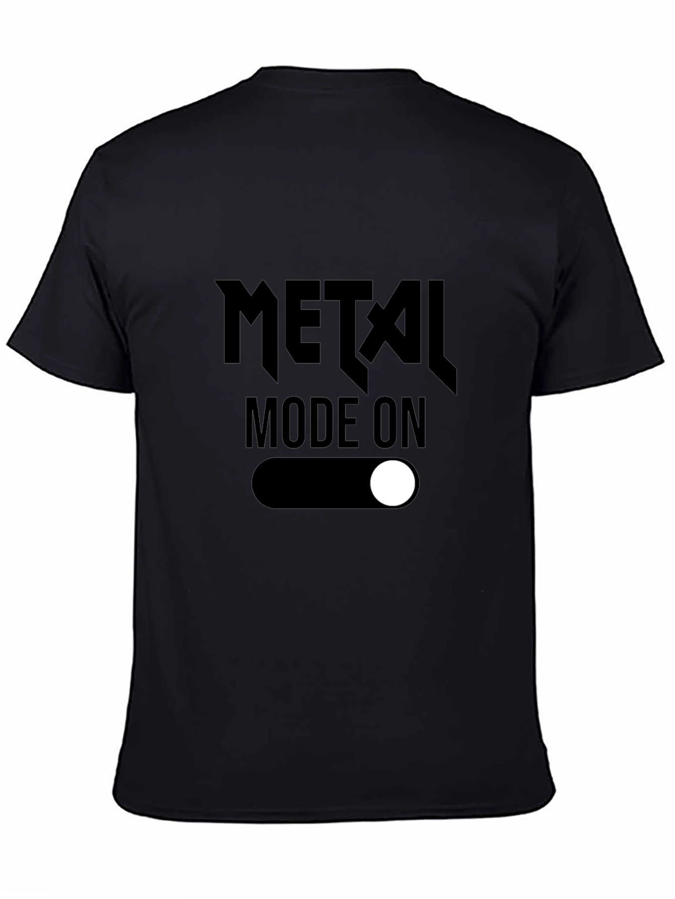 Metal Mode On Graphic Tee - Rock Music Shirt