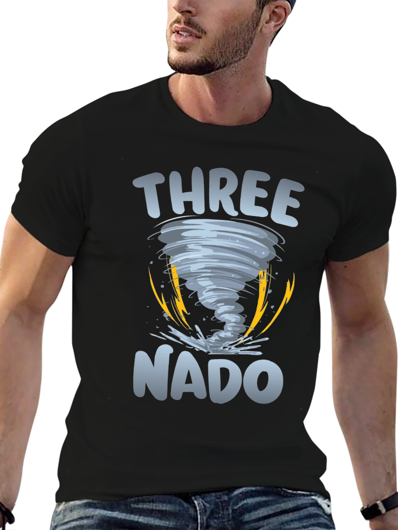Three-nado Birthday T-Shirt - Weather Themed Party