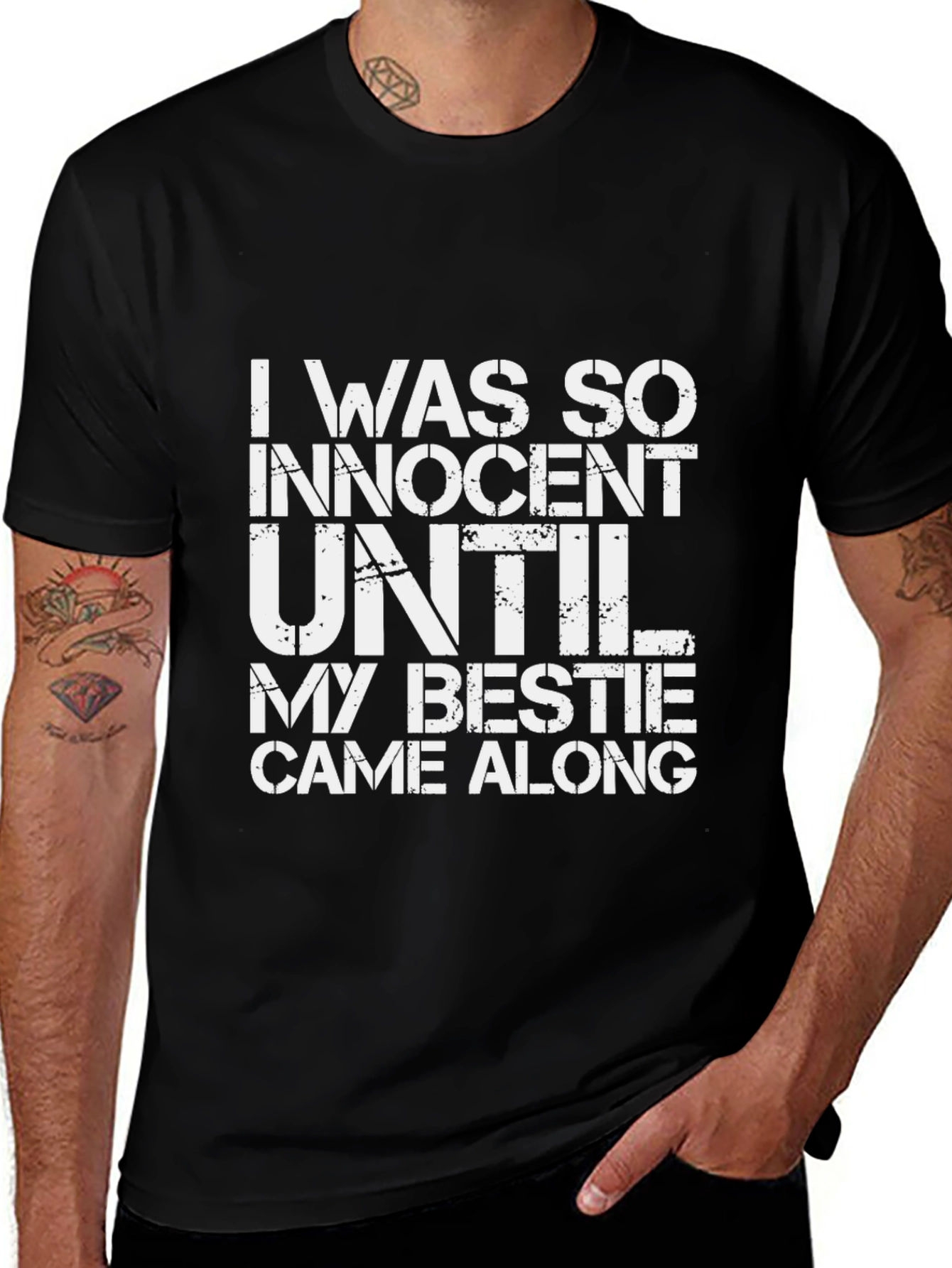 Innocent Bestie T-Shirt - Funny Graphic Tee
