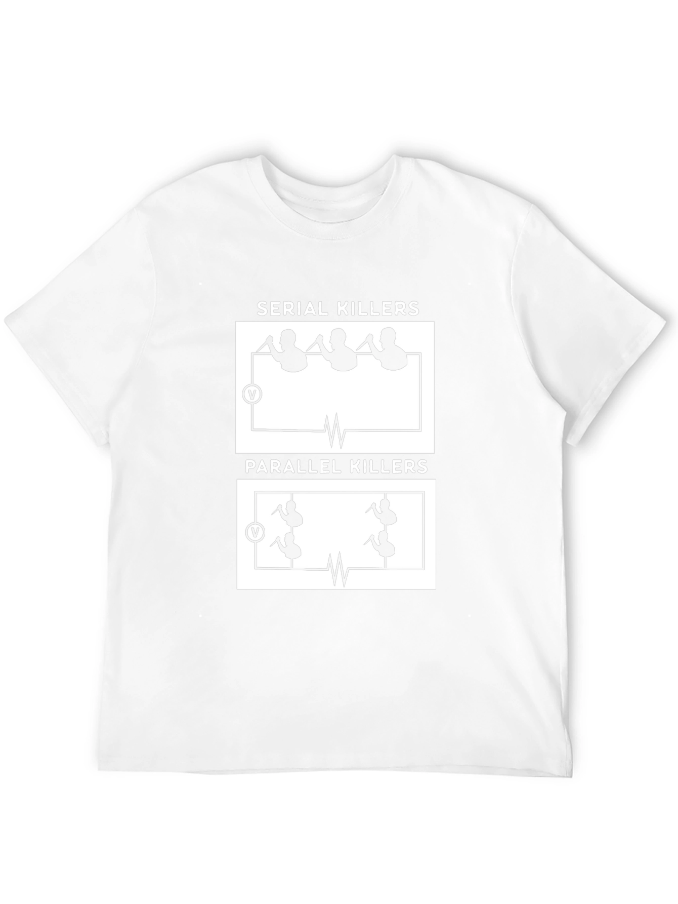 Serial Killers Parallel Killers Funny Graphic Tee