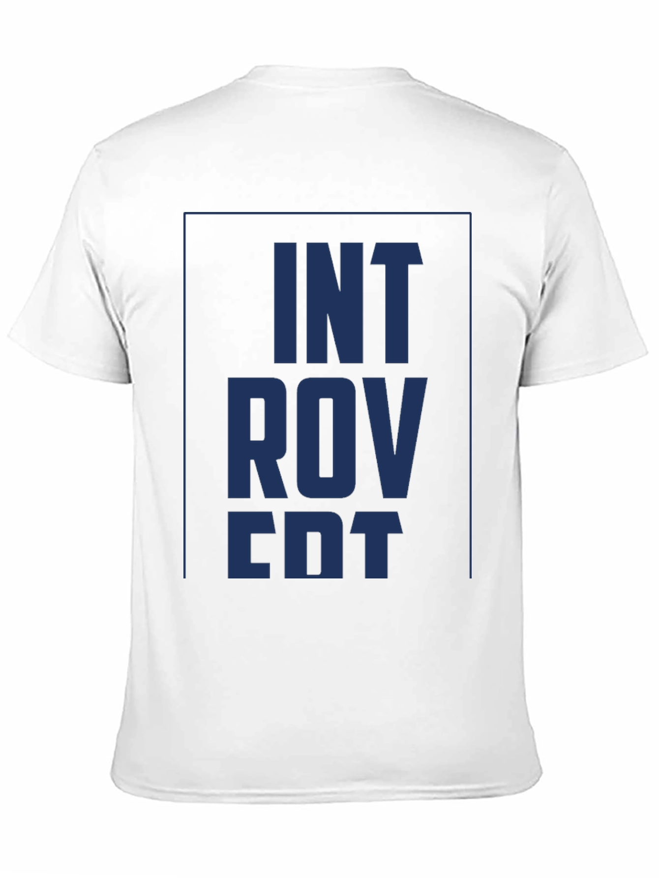 Introvert Graphic Tee - Soft Black Cotton Shirt