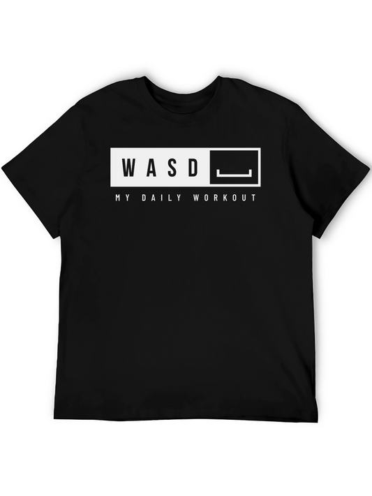 WASD Daily Workout T-Shirt - Gamer Fitness Apparel