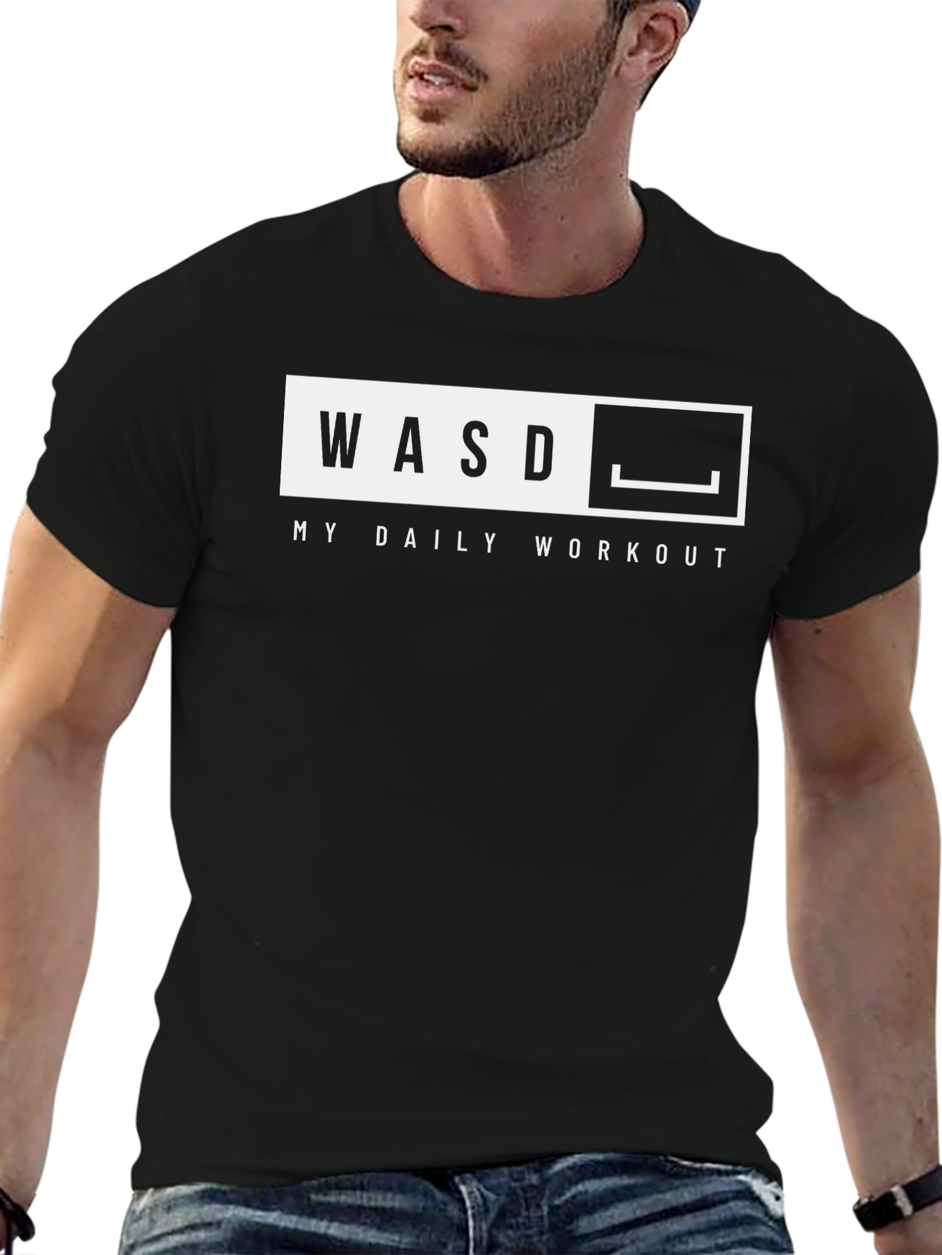 WASD Daily Workout T-Shirt - Gamer Fitness Apparel