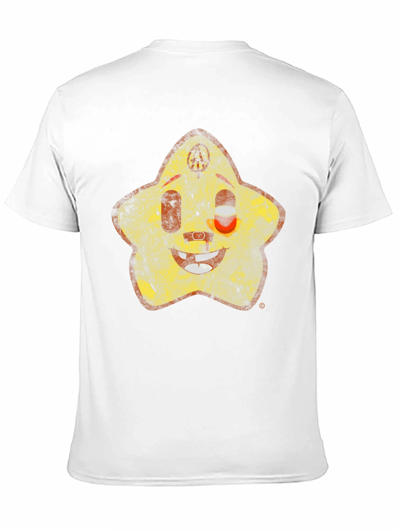 Retro Star Character Black T-Shirt