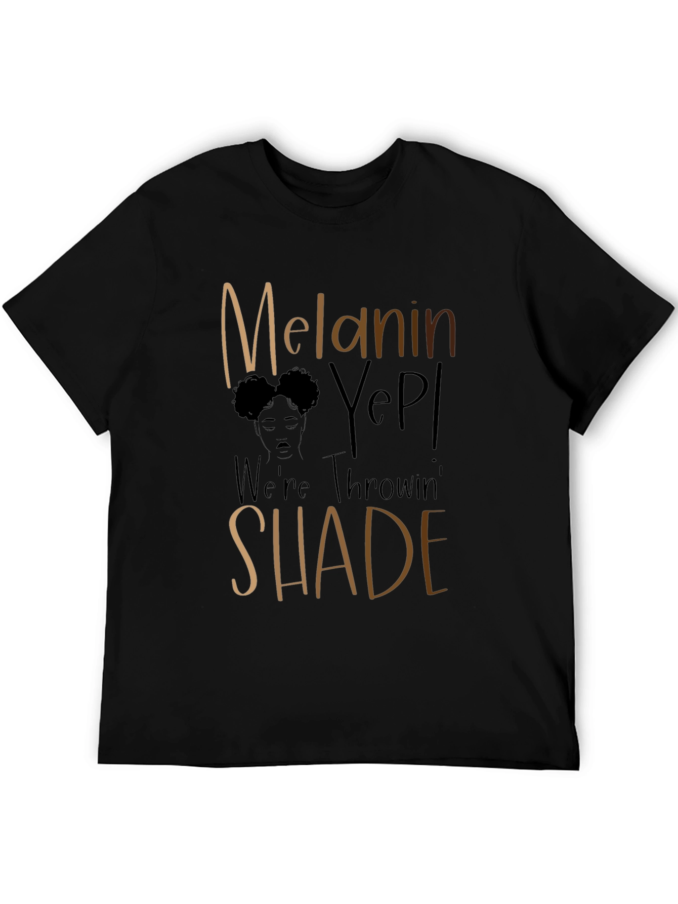 Melanin Yep! Throwin Shade Graphic Tee