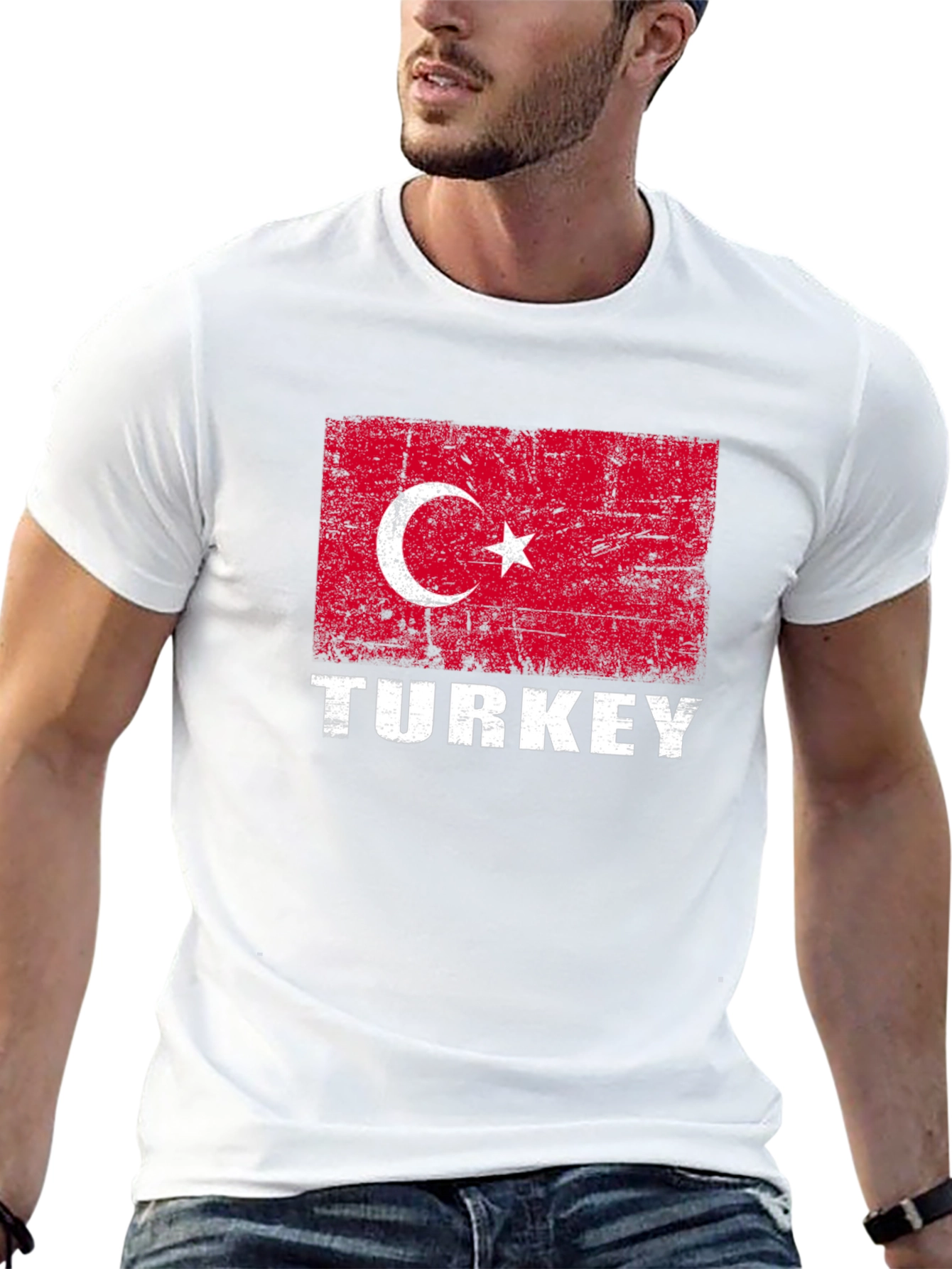 Turkey Flag T-Shirt - Distressed Turkish Pride Tee
