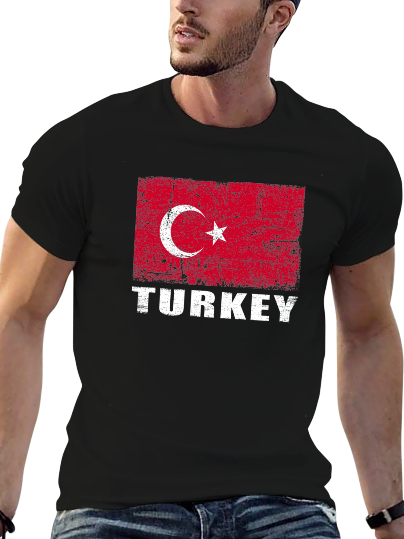 Turkey Flag T-Shirt - Distressed Turkish Pride Tee
