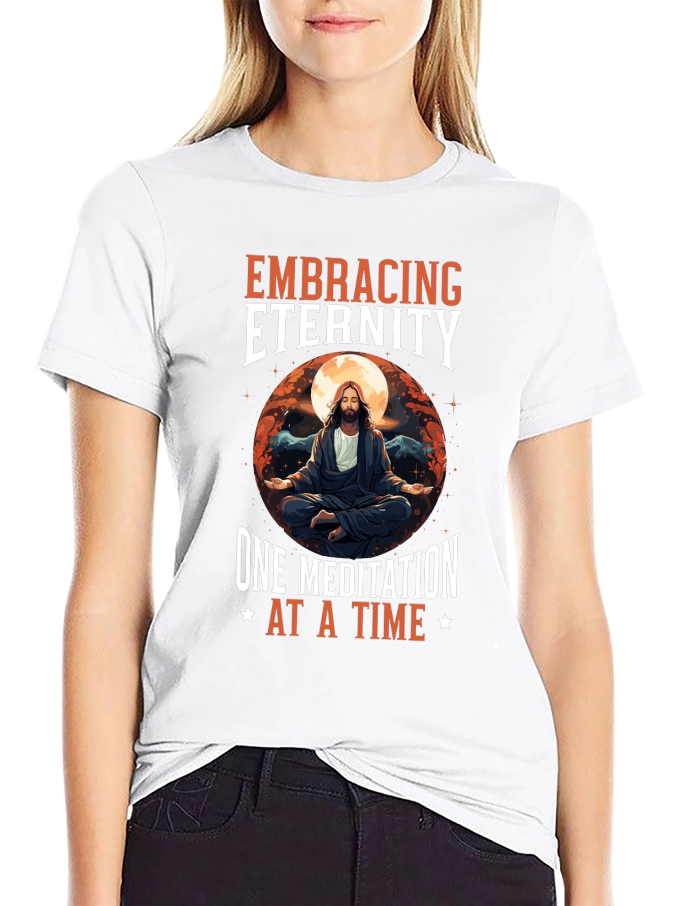 Embracing Eternity Meditation T-Shirt