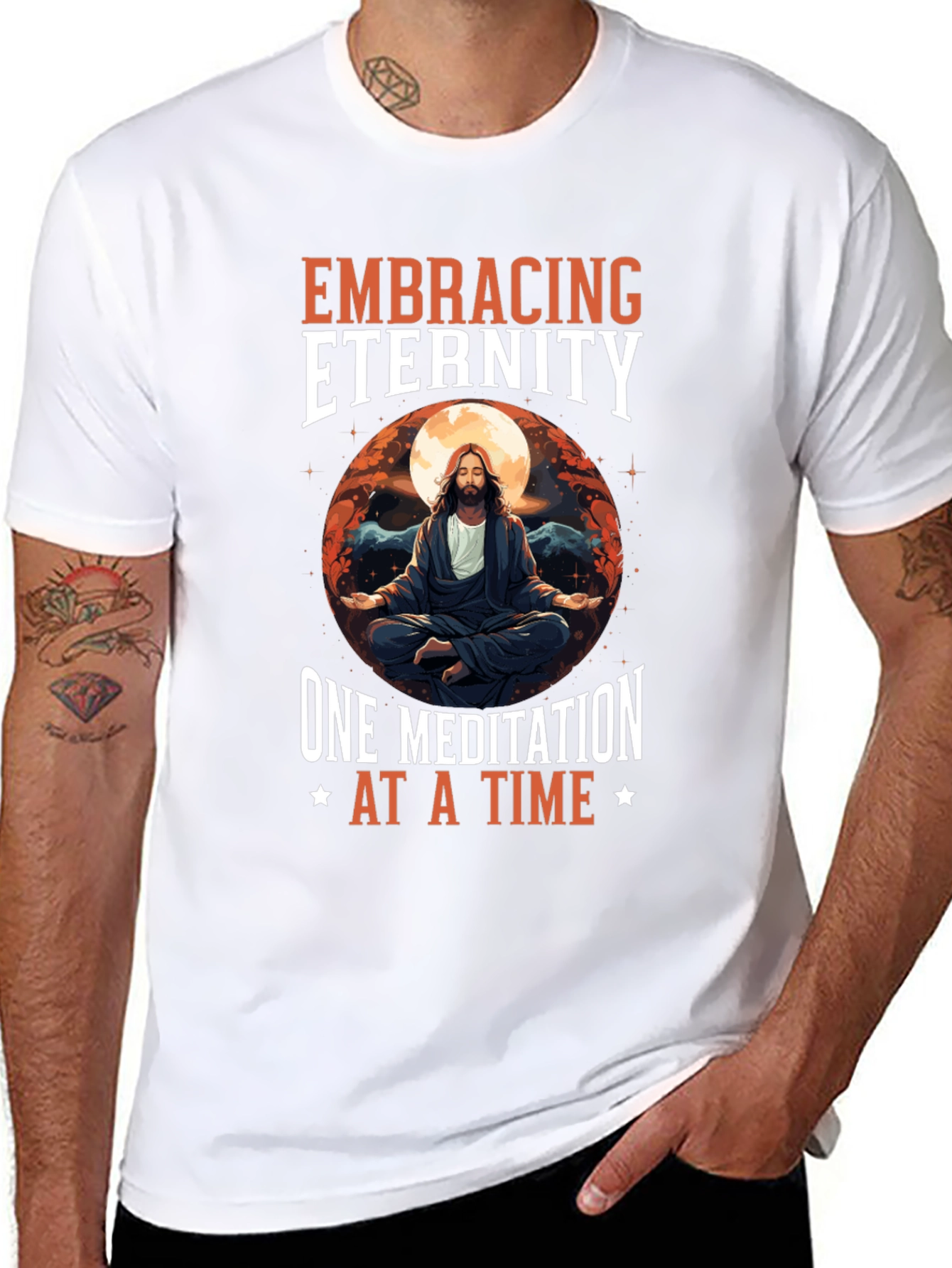 Embracing Eternity Meditation T-Shirt
