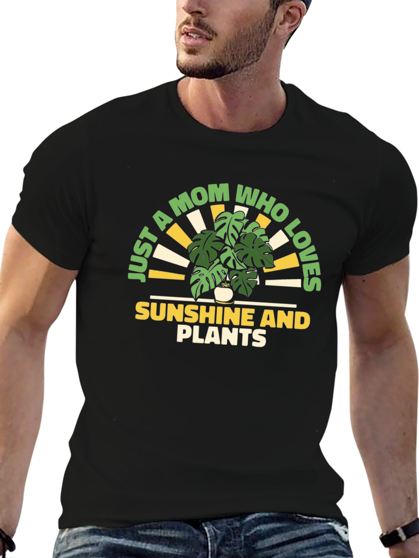 Just a Mom Who Loves Sunshine and Plants T-Shirt