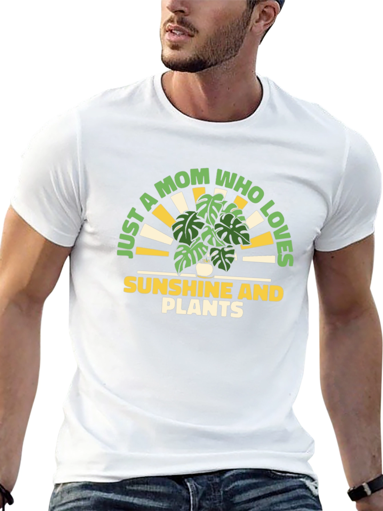 Just a Mom Who Loves Sunshine and Plants T-Shirt
