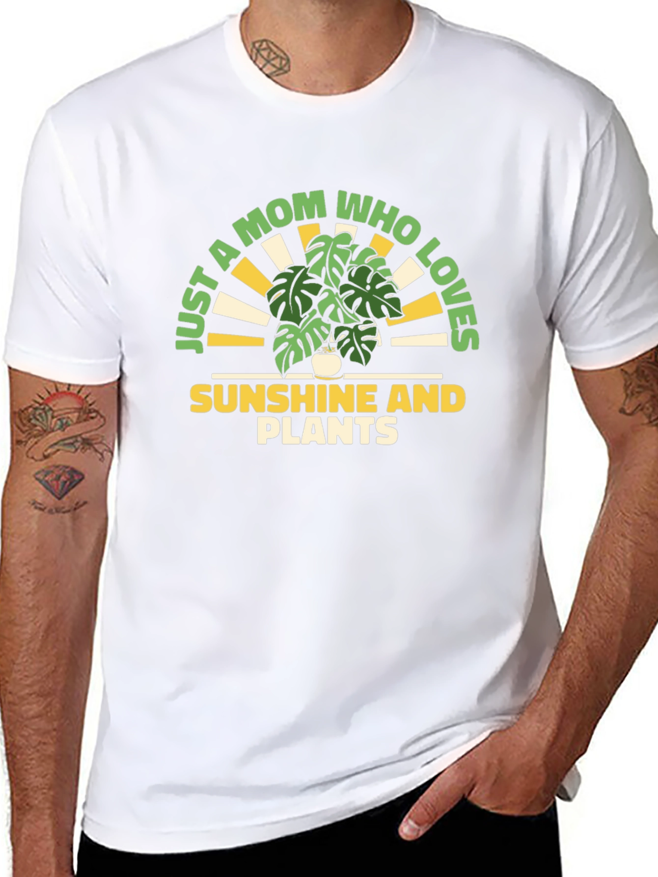Just a Mom Who Loves Sunshine and Plants T-Shirt