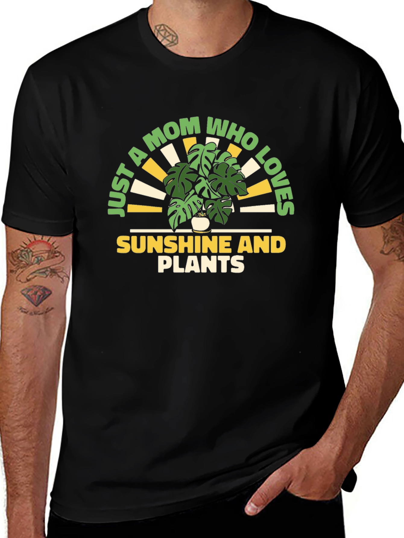 Just a Mom Who Loves Sunshine and Plants T-Shirt
