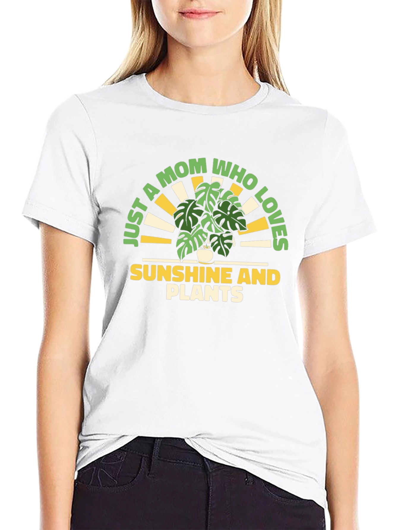 Just a Mom Who Loves Sunshine and Plants T-Shirt