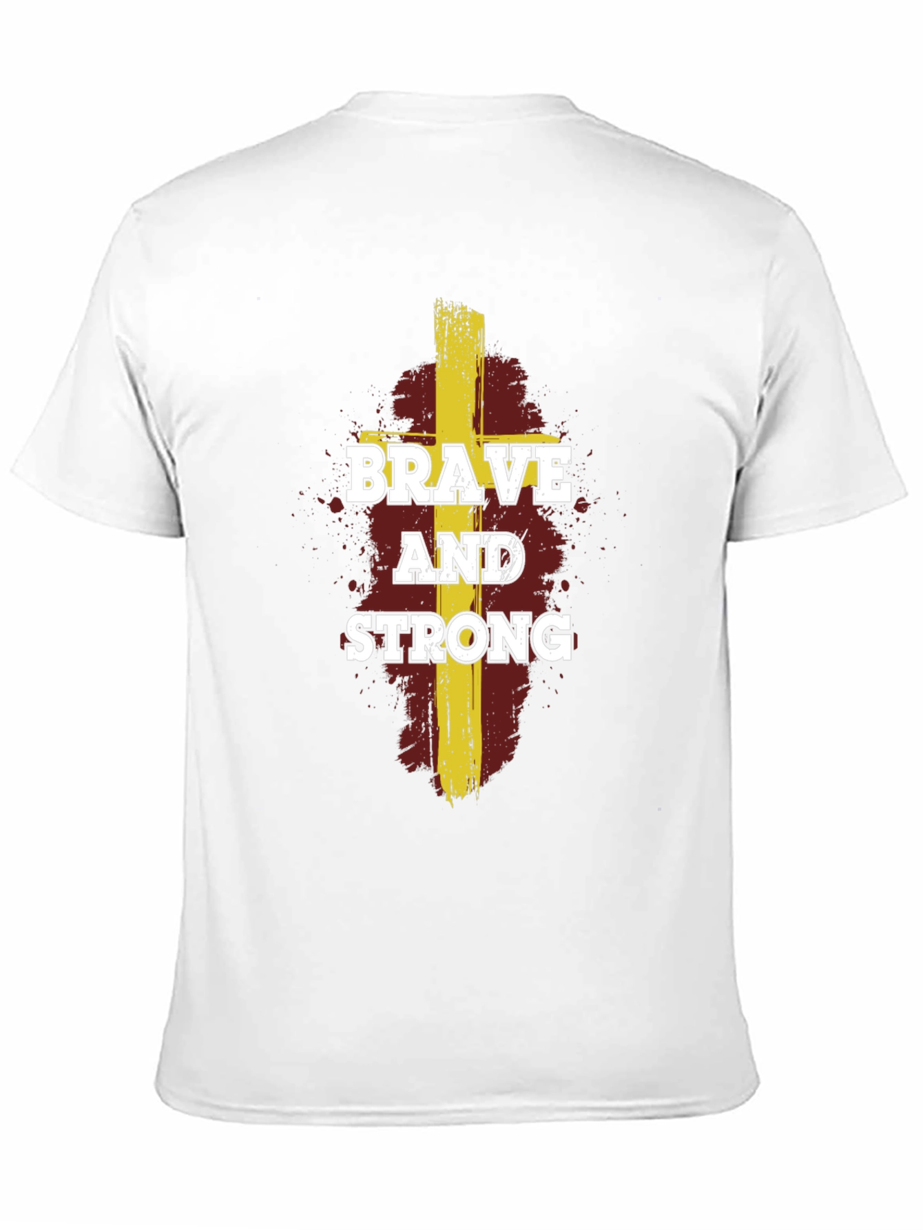 Brave and Strong Graphic Tee - Christian Inspired Design