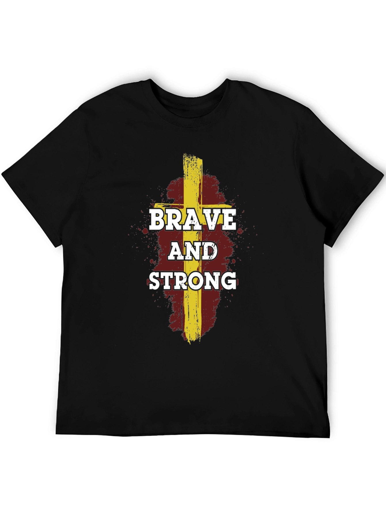 Brave and Strong Graphic Tee - Christian Inspired Design