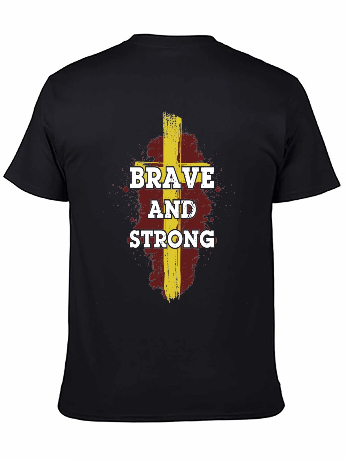 Brave and Strong Graphic Tee - Christian Inspired Design