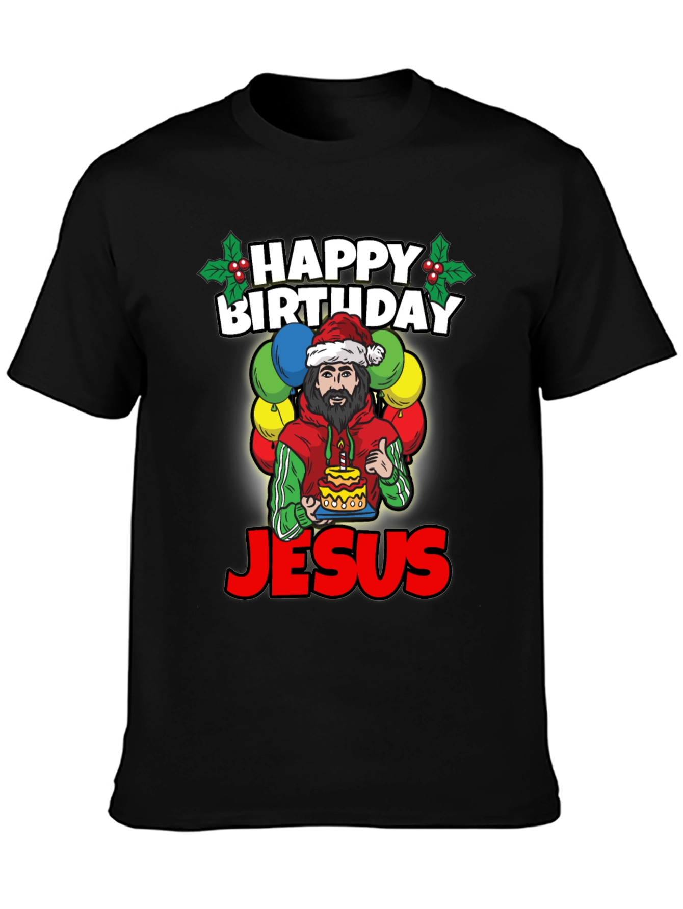 Happy Birthday Jesus Graphic Tee