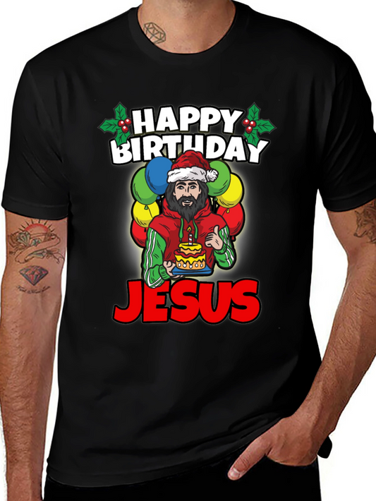 Happy Birthday Jesus Graphic Tee