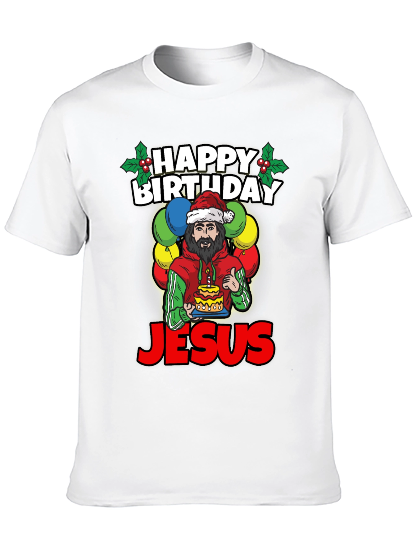 Happy Birthday Jesus Graphic Tee