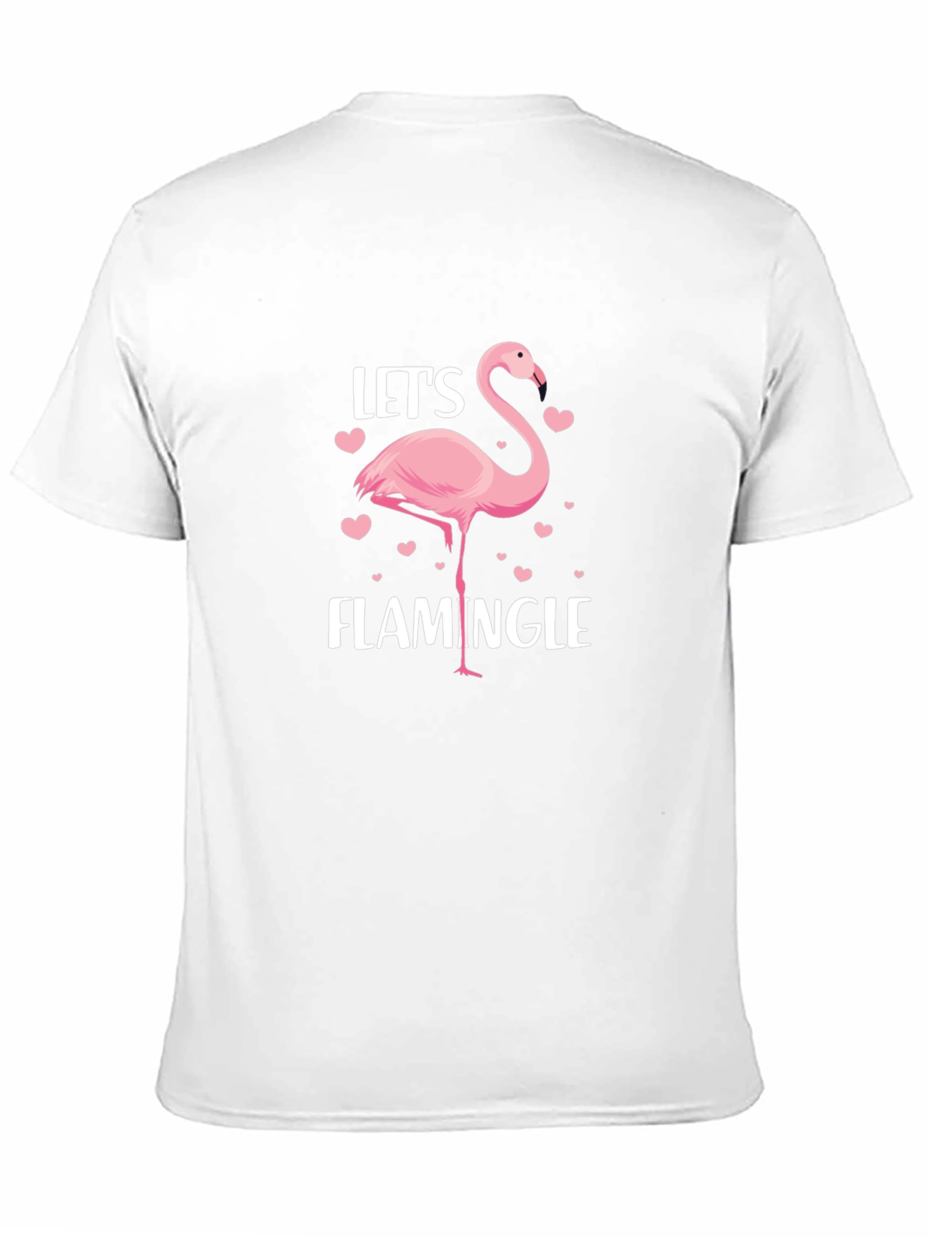 Lets Flamingle T-Shirt -  Pink Flamingo Design