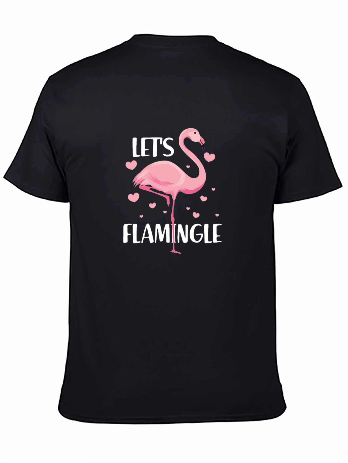 Lets Flamingle T-Shirt -  Pink Flamingo Design
