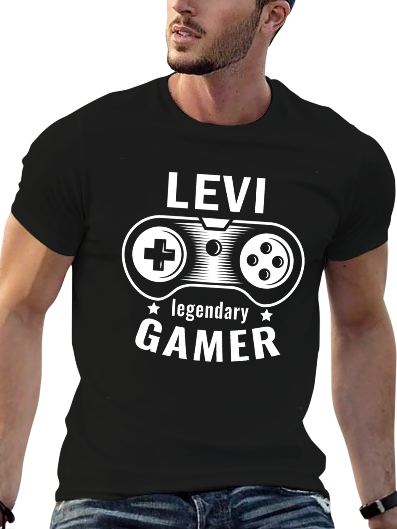 LEVI Legendary Gamer Black T-Shirt