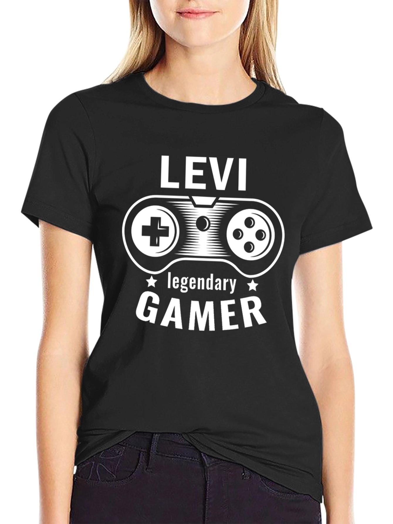LEVI Legendary Gamer Black T-Shirt