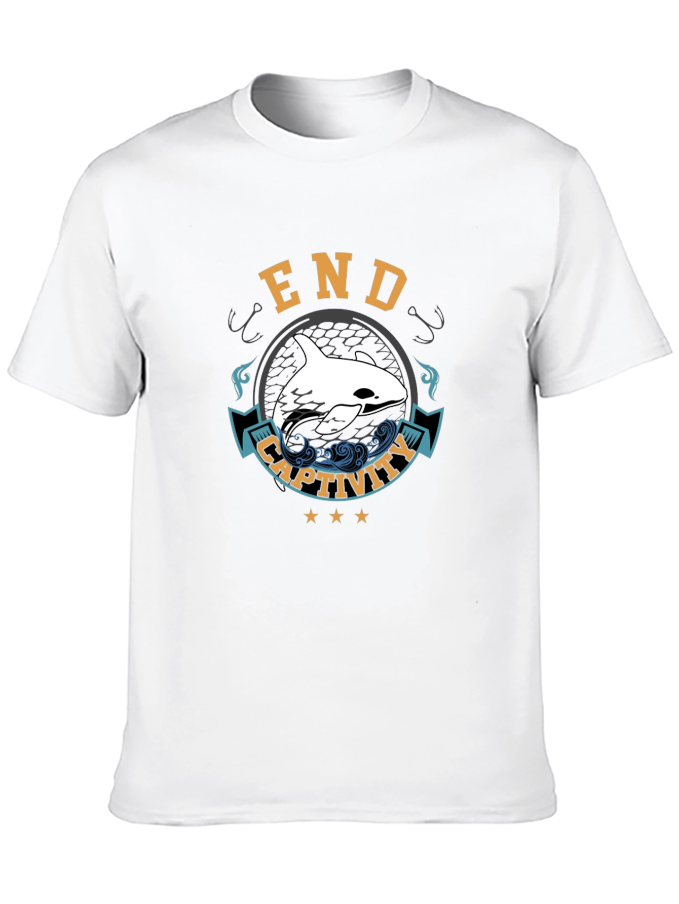 End Captivity Orca T-Shirt: Save the Whales!