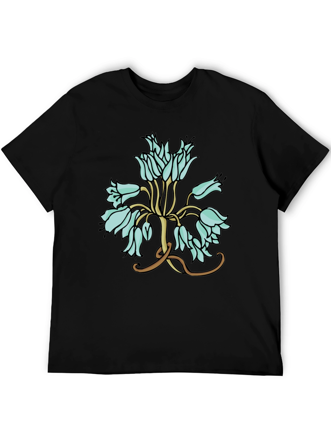 Floral T-Shirt - Artistic Flower Design