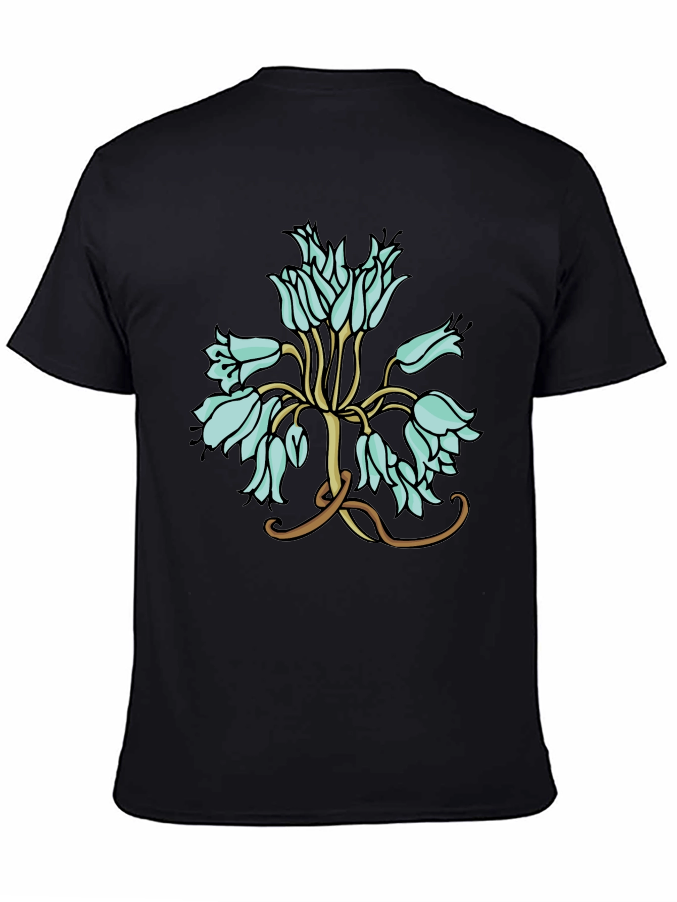 Floral T-Shirt - Artistic Flower Design
