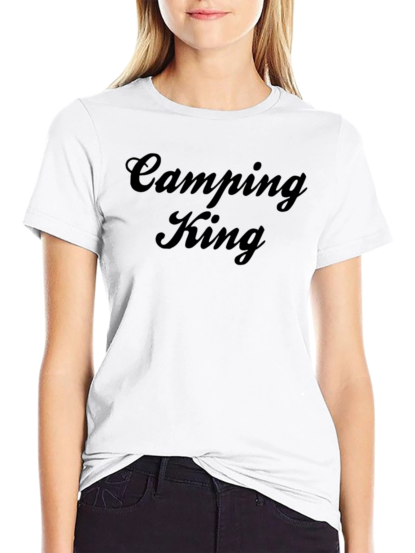 Camping King Black T-Shirt